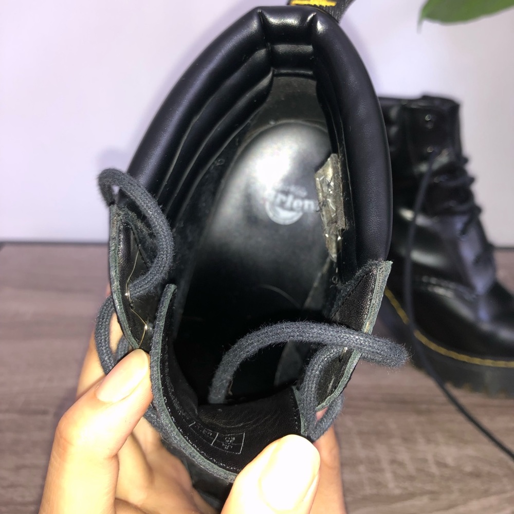 Dr. Martens Leather Heel Ankle Boot